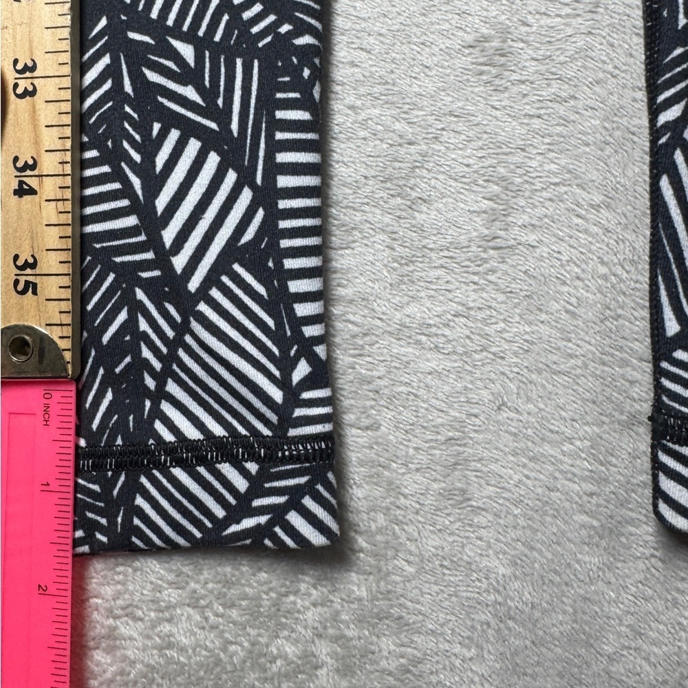 Lululemon Wunder Under Pant *Full-On Luxtreme Pretty Palm Black Angel Wing 4 - Picture 8 of 16